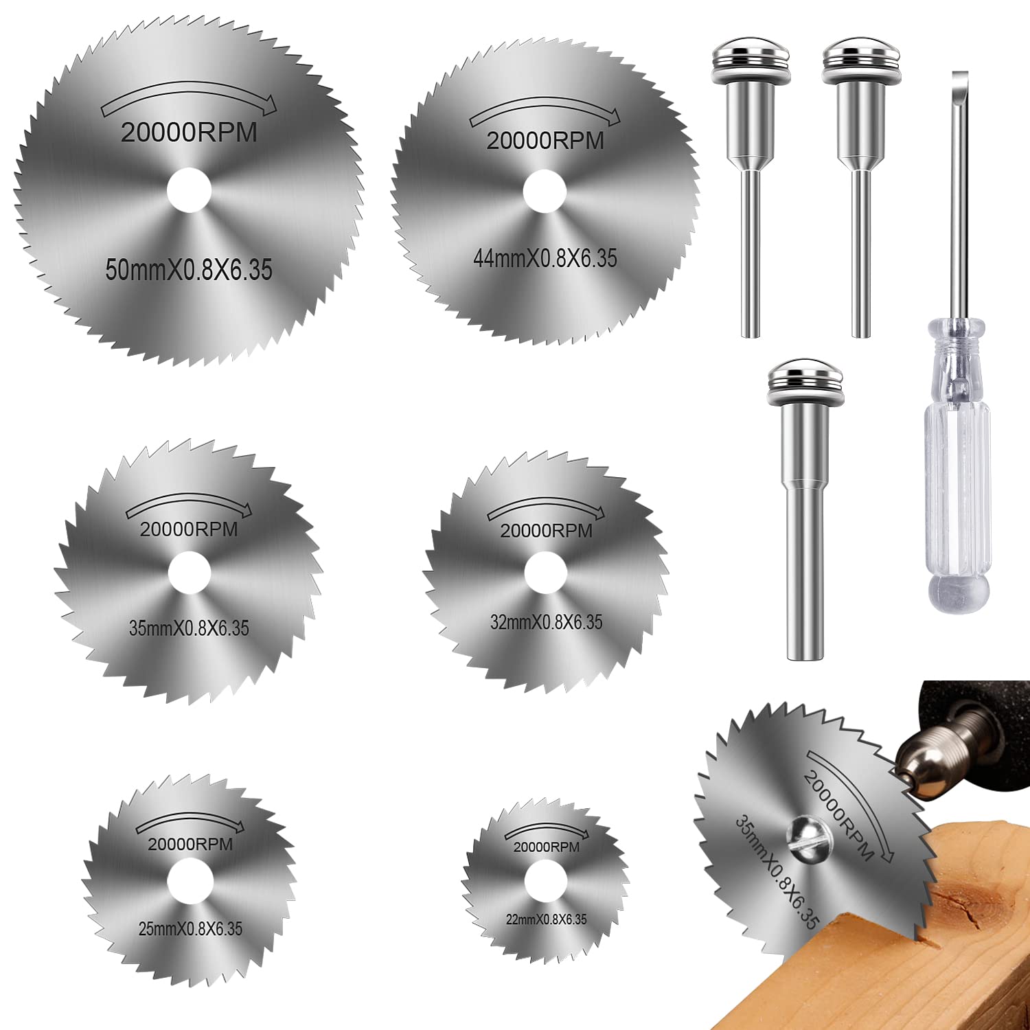 6 Buah Mata Bor HSS untuk Alat - Cordless Rotary Tool Kit Accessories ulasan dan harga