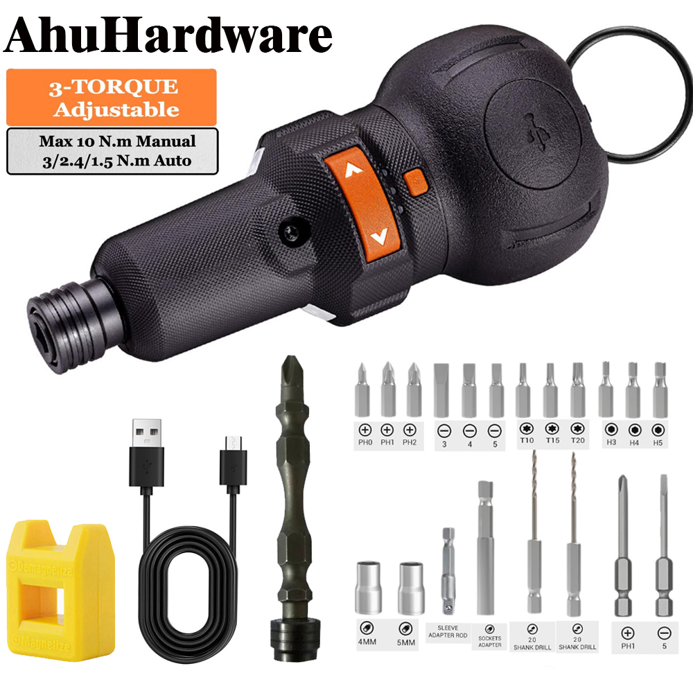 Obeng Listrik Tanpa Kabel Bor  - Electric Screwdriver Rechargeable Usb ulasan dan harga