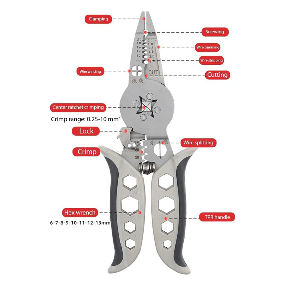 Pemotong Kabel Multifungsi unt - Automatic Wire Stripper Cutter ulasan dan harga