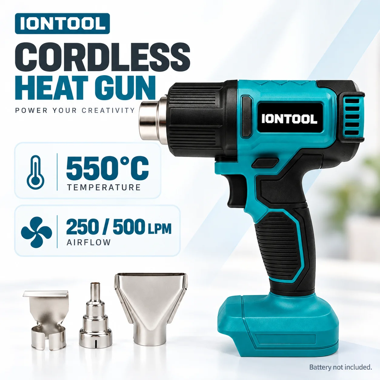 Pistol Pemanas Tanpa Kabel ION - Cordless Heat Gun For Shrink Tubing ulasan dan harga