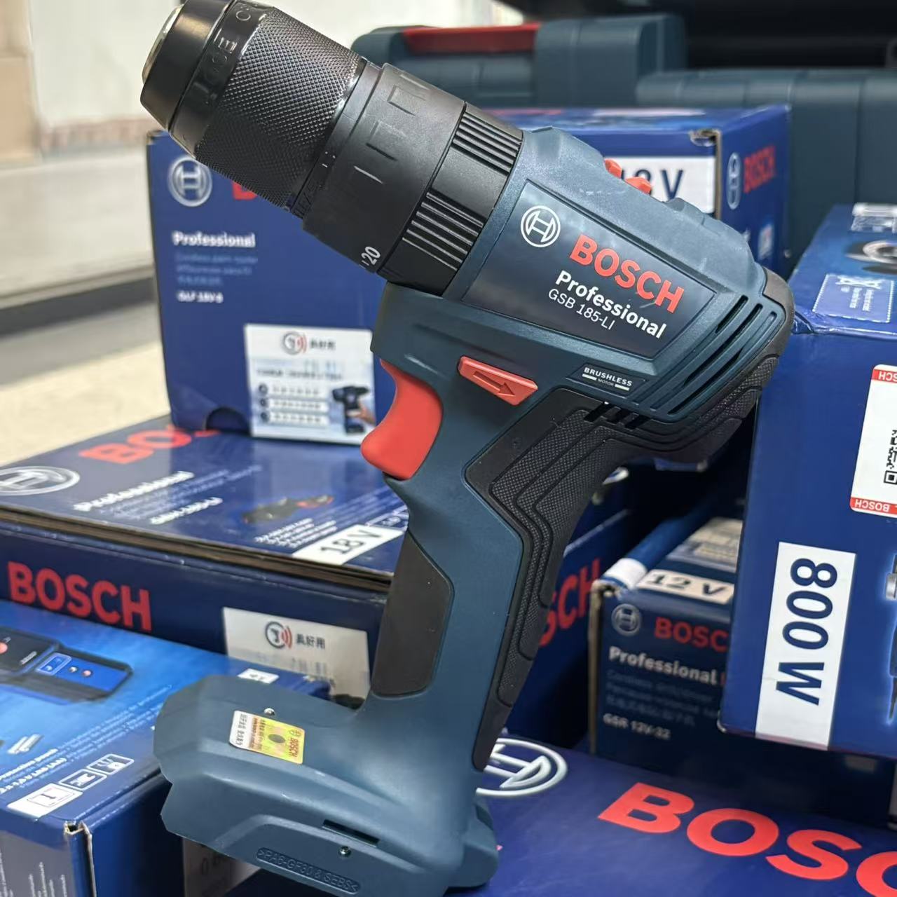 Bosch GSB 185-LI, Bor Impak Ni - Brushless Cordless Electric Drill 18V ulasan dan harga