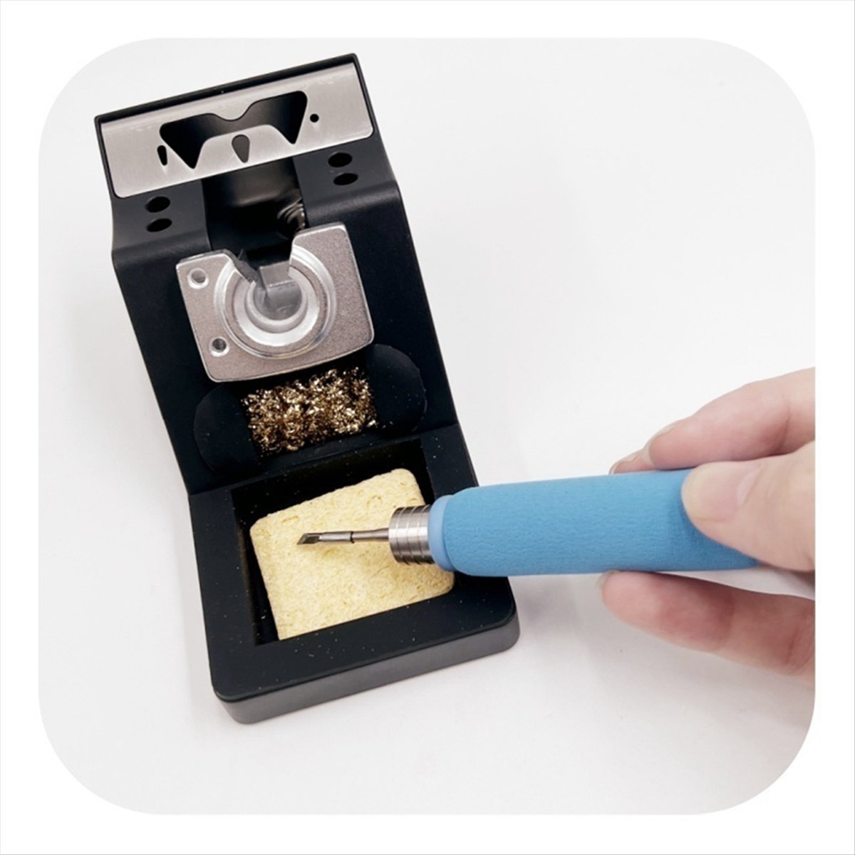 Penyangga Solder dengan Fungsi - Power Tools ulasan dan harga