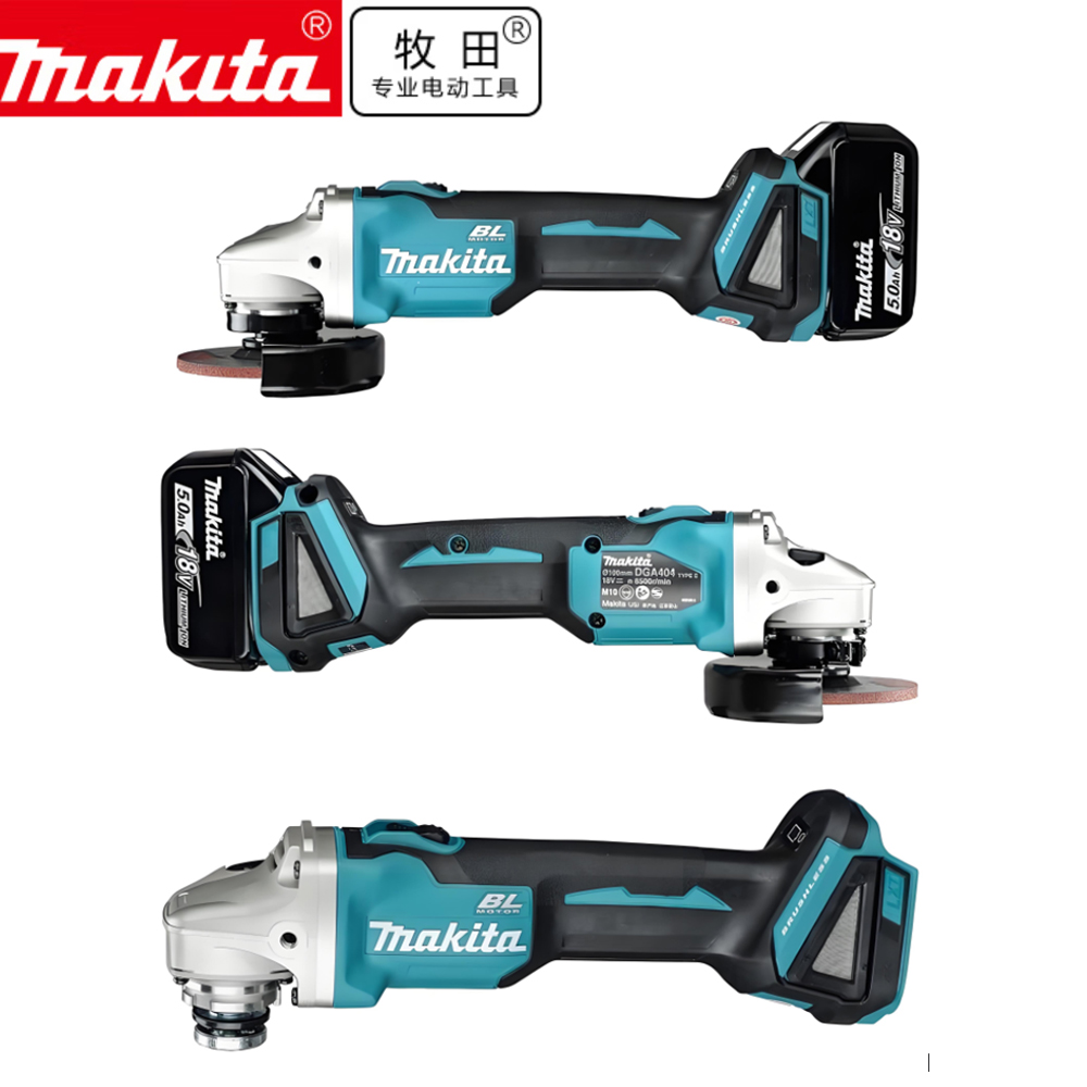 Makita DGA404 125mm Mesin Geri - Brushless Angle Grinder Battery Powered ulasan dan harga